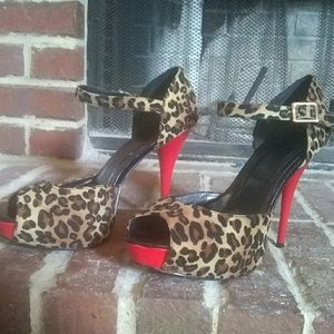 Leopard Print Sandal